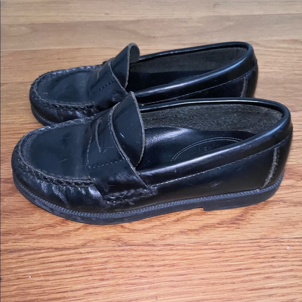 Sperry little boys/toddler black dress shoes size 10